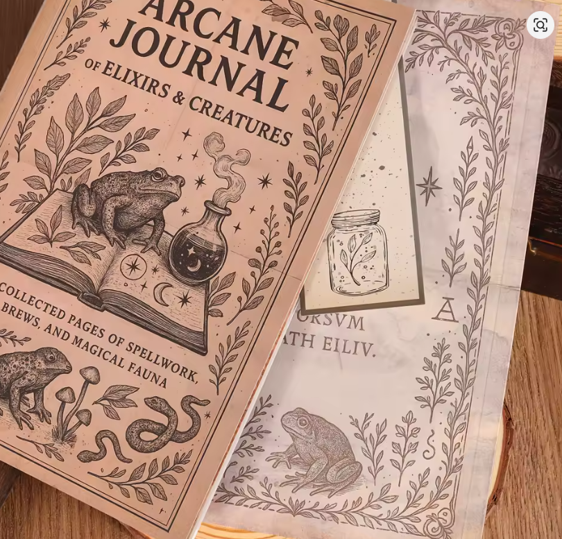 Vintage Apothecary A5 Journal