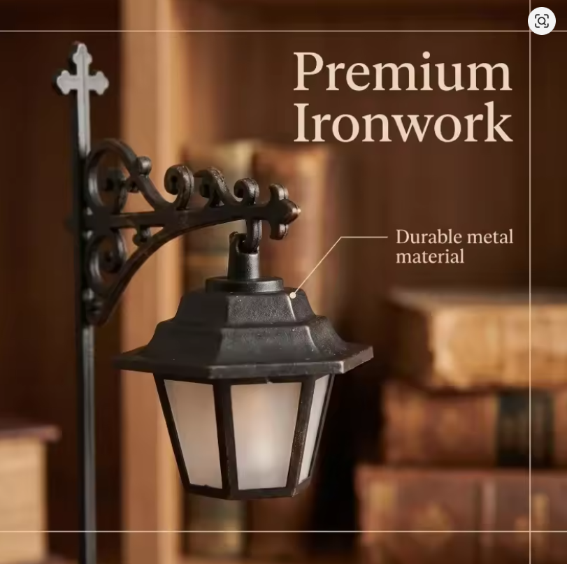 Vintage Library Lantern | Bookshelf Light