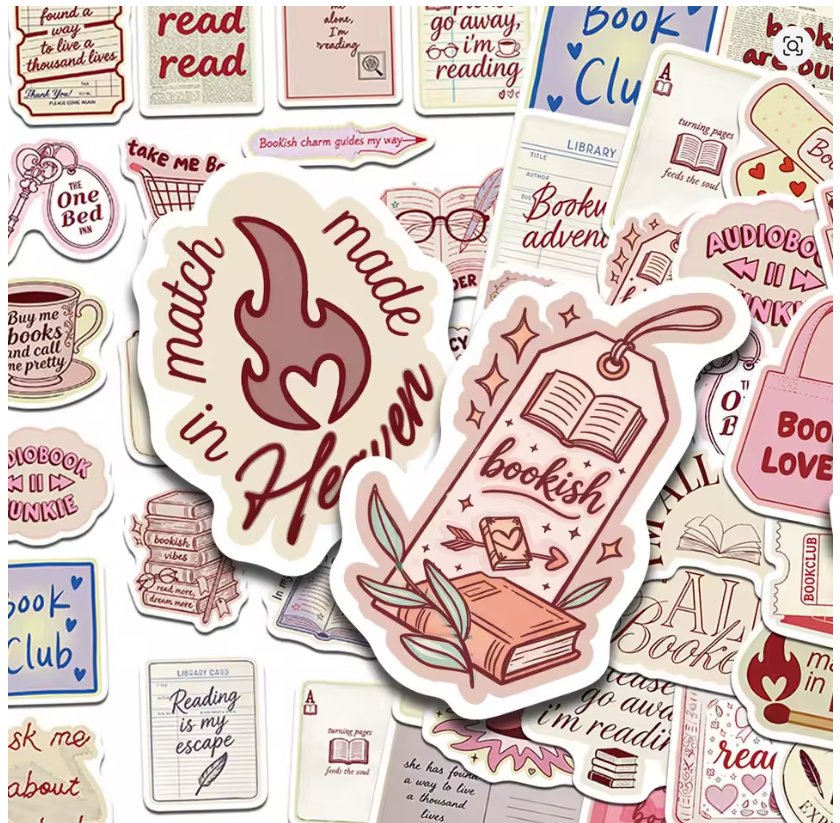 50 Bookish Sticker Pack