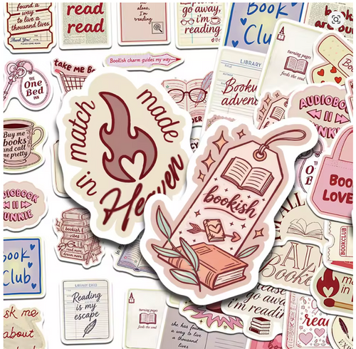 50 Bookish Sticker Pack