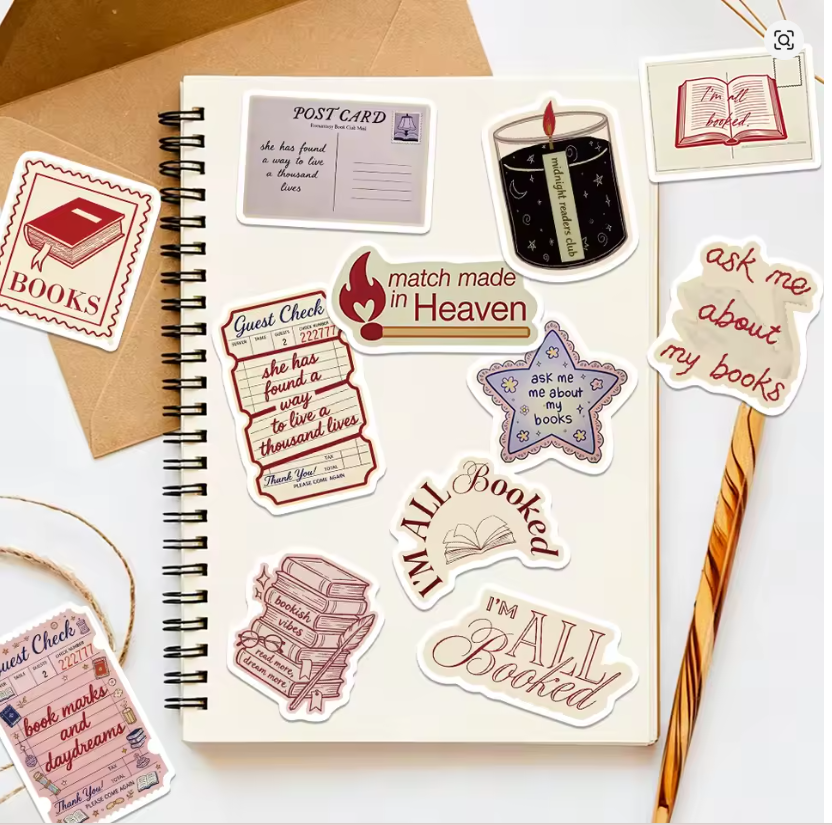 50 Bookish Sticker Pack