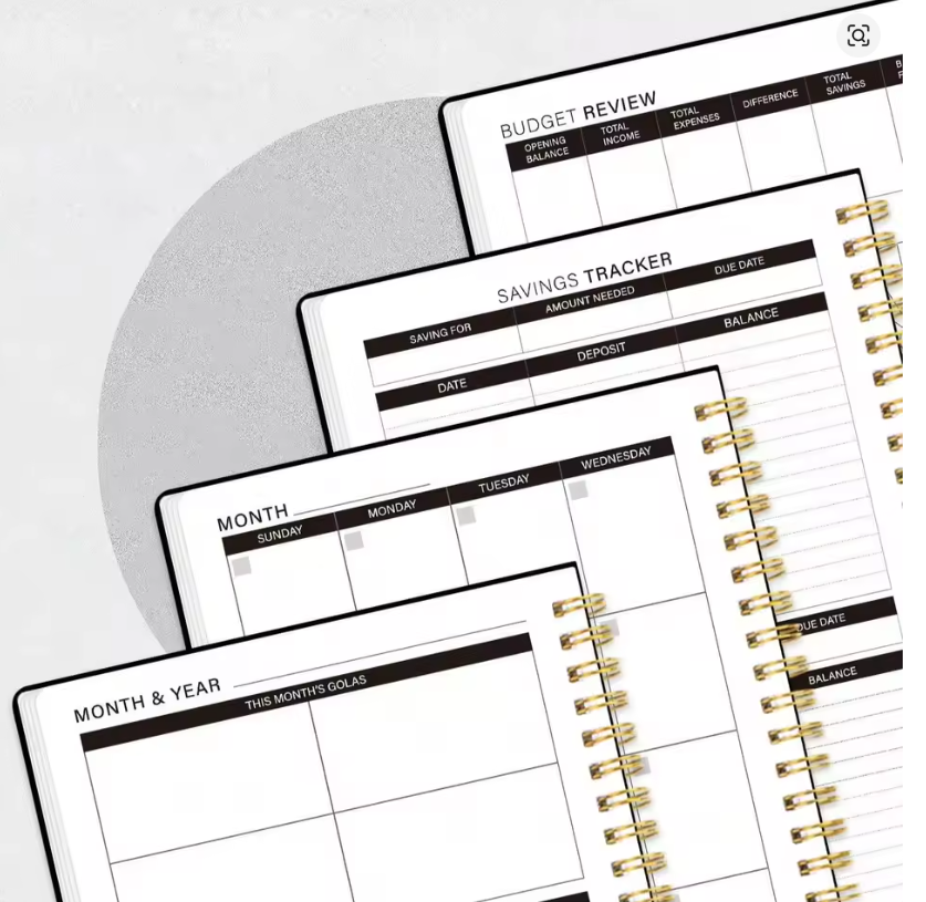 The Budget Planner | A5 Monthly Finance & Savings Journal 💰✨