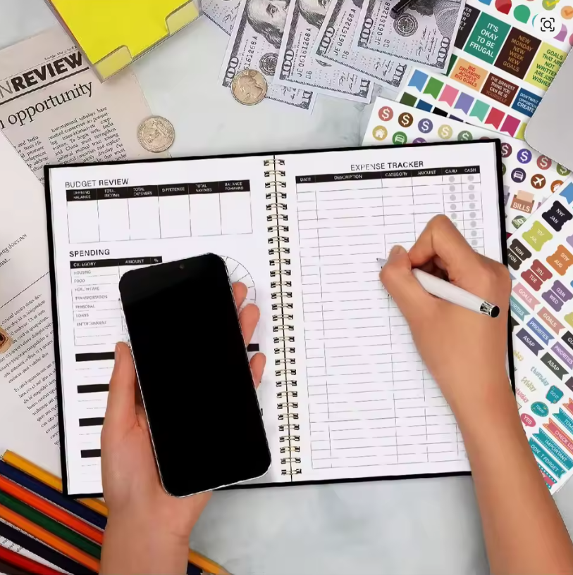 The Budget Planner | A5 Monthly Finance & Savings Journal 💰✨