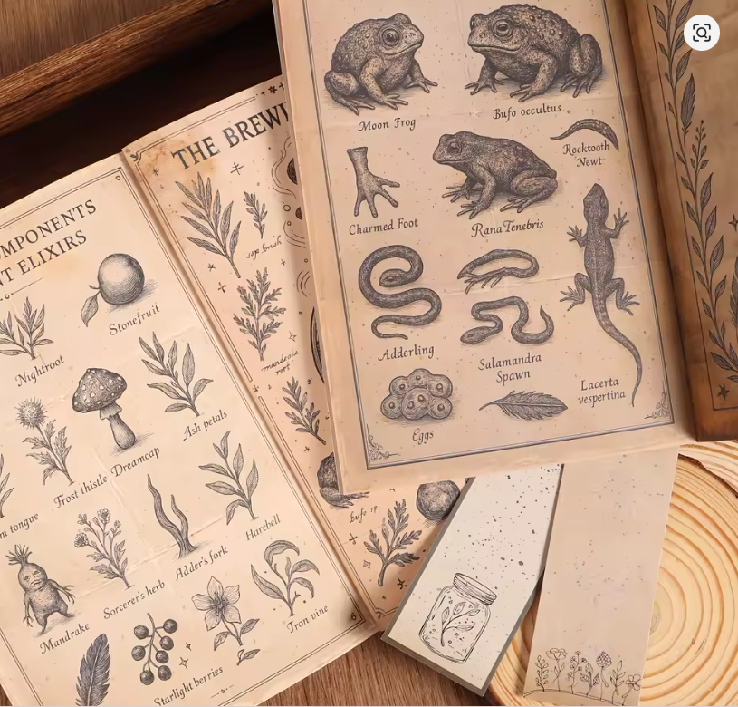 Vintage Apothecary A5 Journal