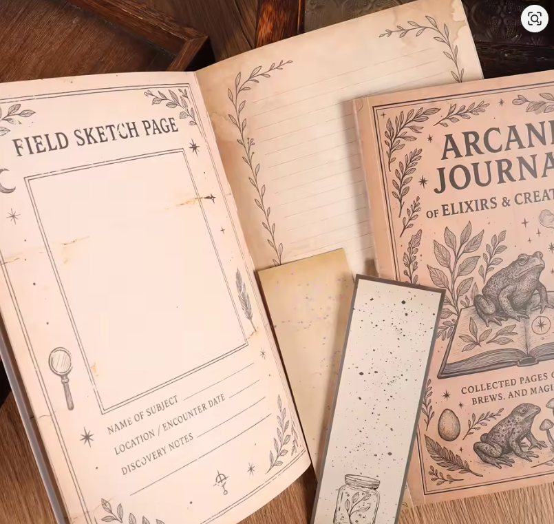 Vintage Apothecary A5 Journal