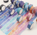 12-Roll Celestial Dreams Washi Tape Set 🌙✨